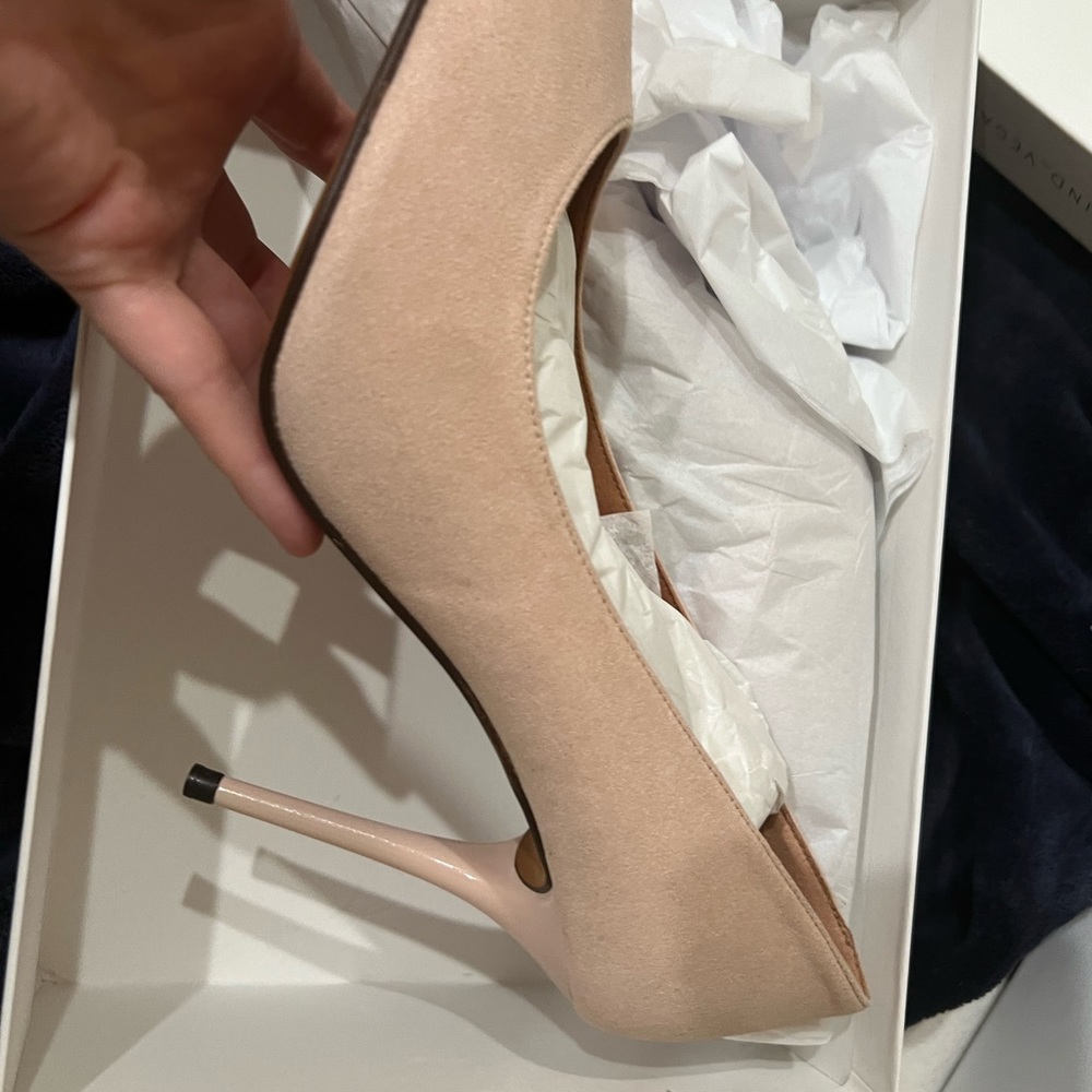 AllKind vegan suede court stilletos. BEST OFFER